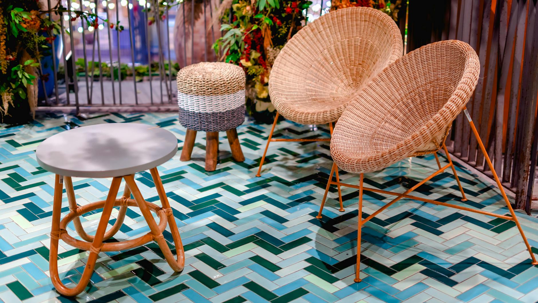 customized furniture made of rattan