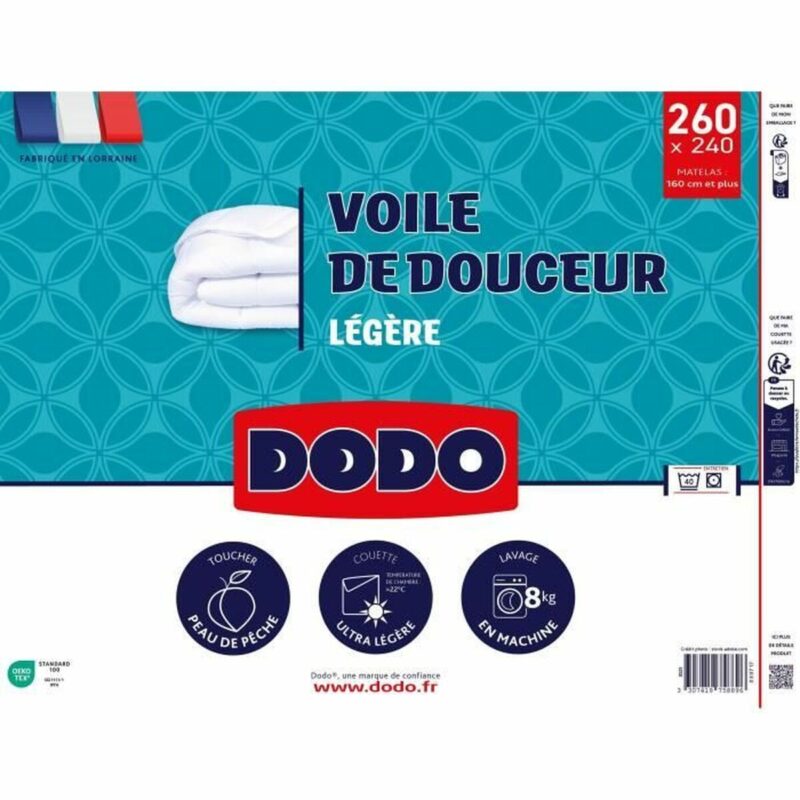 S71021580_0 Relleno Nórdico DODO VOILE DE DOUCEUR Blanco 100 g/m² 240 x 260 cm