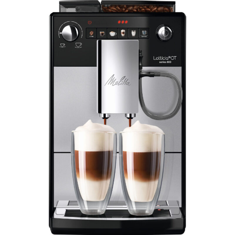 S71003178_0 Cafetera Superautomática Melitta Latticia F300-101 Negro Plateado 1450 W 1,5 L