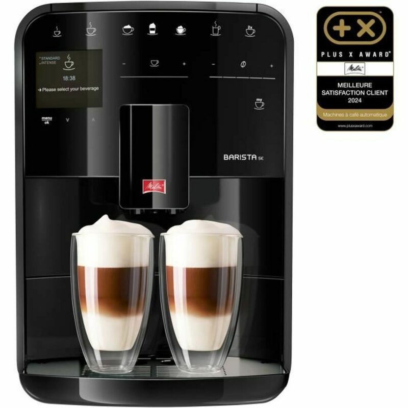 S71013655_0 Cafetera Superautomática Melitta Barista SE F830-003 Negro 1450 W 15 bar