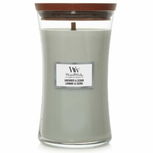 Vela Perfumada Woodwick Core Large Lavender & Cedar 609 g