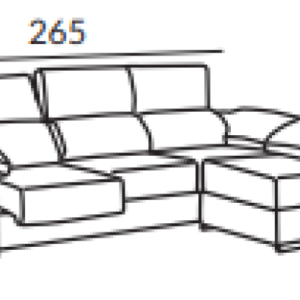 Sofa Chaiselongue – Paris