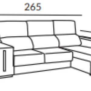 Sofá Chaiselongue - Oscar