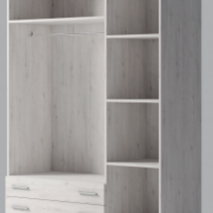 Armario 3 puerta – 2 cajones