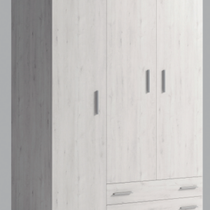 Armario 3 puerta – 2 cajones
