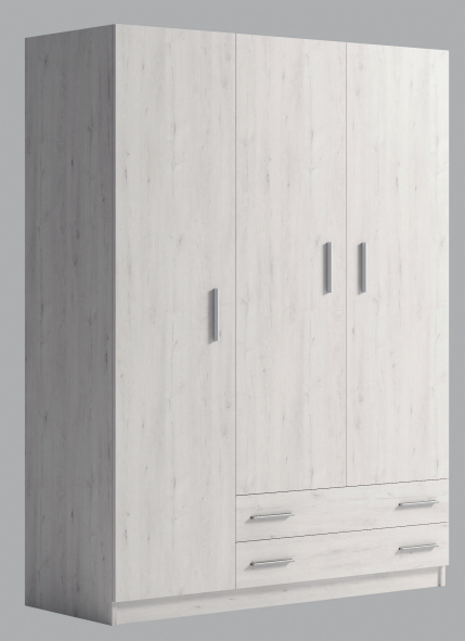 Armario 3 puerta – 2 cajones