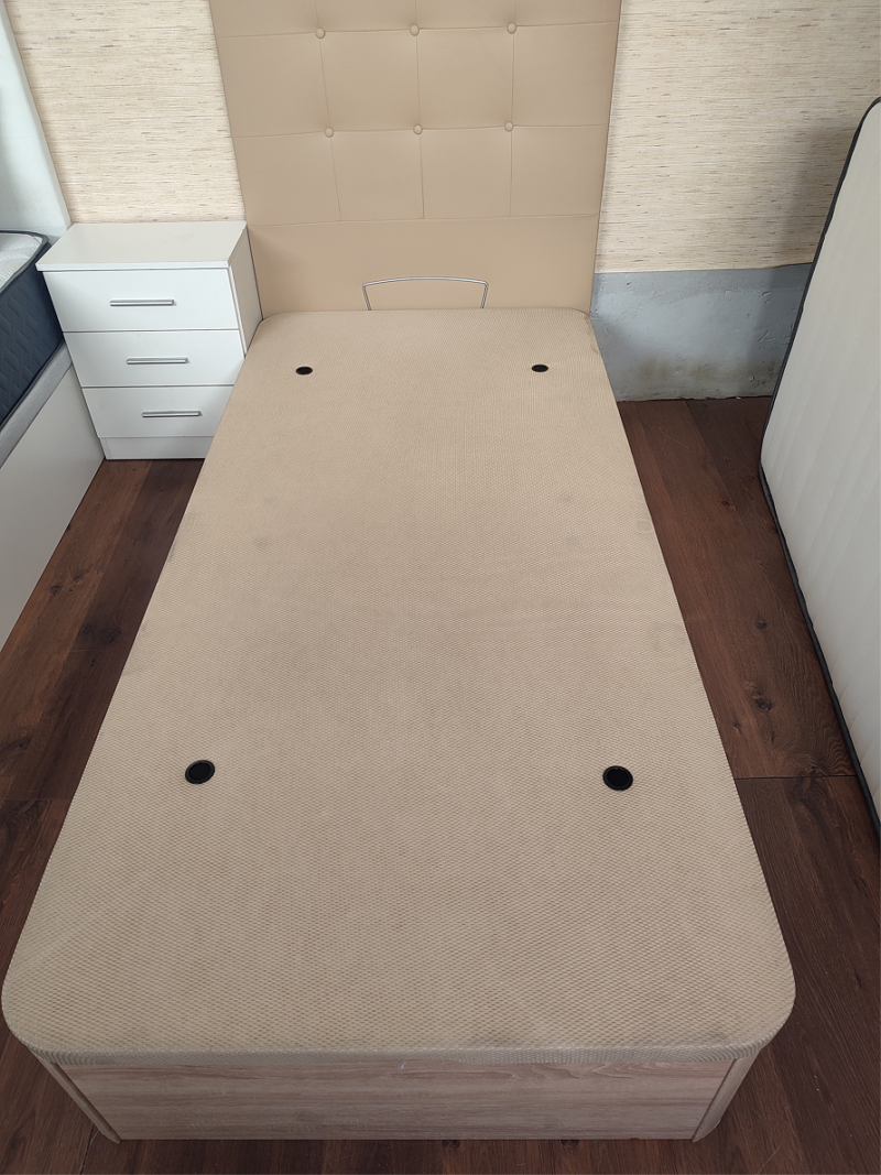 Canapé abatible de madera 120 x 190