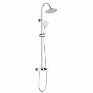 S7141633_0 Columna de Ducha Rousseau Gris Metal 22 mm 150 mm