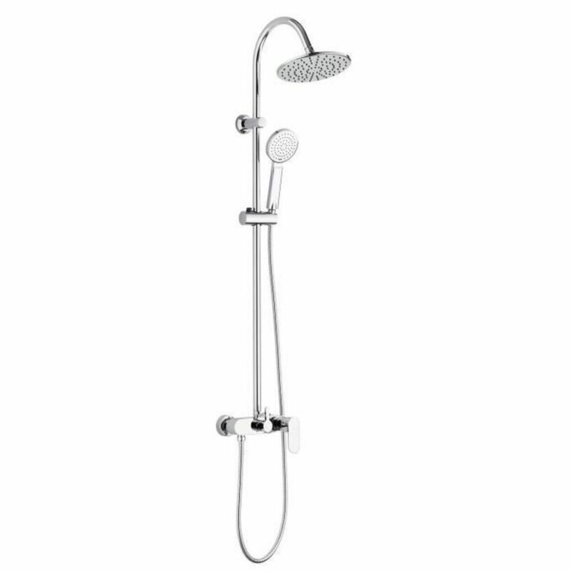 S7141633_0 Columna de Ducha Rousseau Gris Metal 22 mm 150 mm