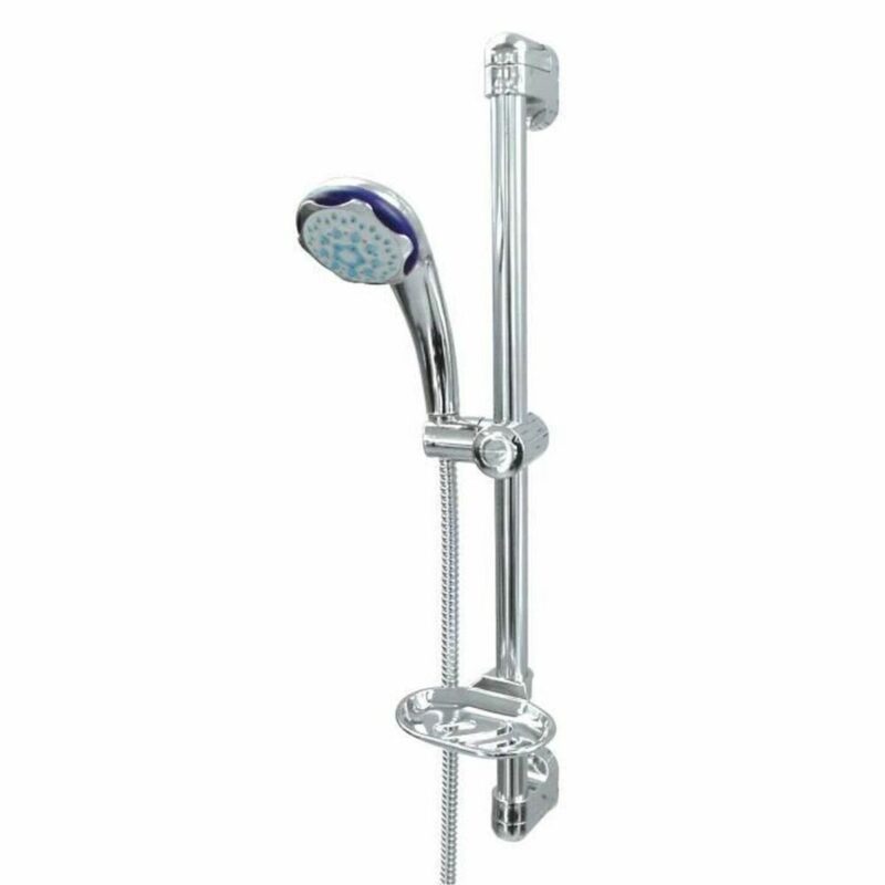 S7141624_0 Columna de Ducha Rousseau Gris Chrome Metal