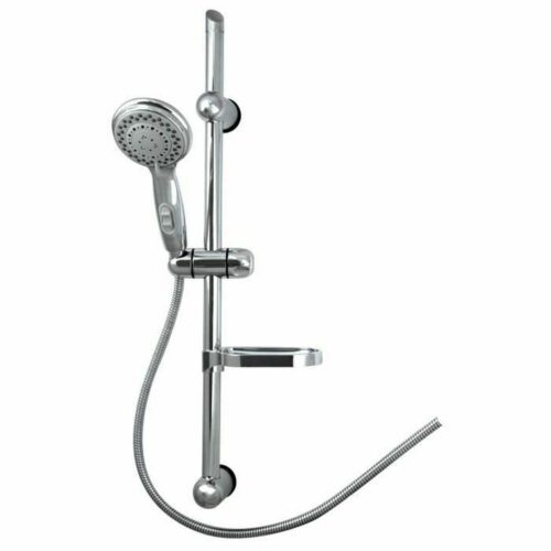 Columna de Ducha Rousseau Gris Chrome Metal