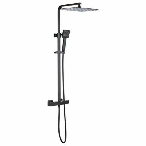 Columna de Ducha Oceanic Negro ABS 30 mm 30 cm 150 mm