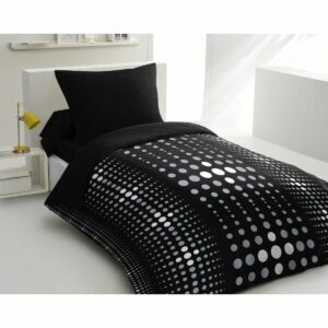 Juego de funda nórdica HOME LINGE PASSION Steevy  Negro 140 x 200 cm