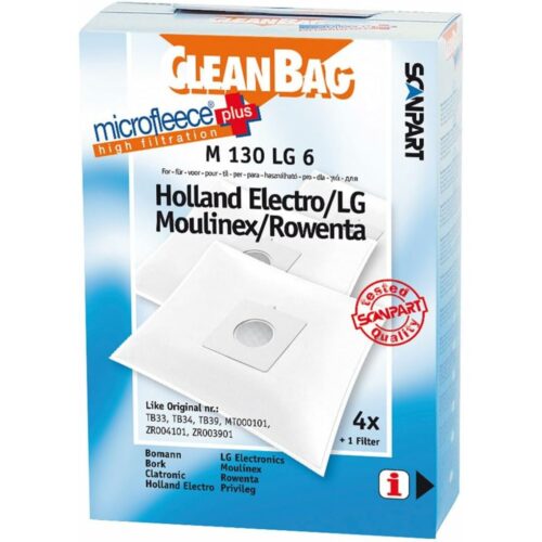 Bolsa de Recambio para Aspiradora Scanpart M 130 LG 6 LG 4UD