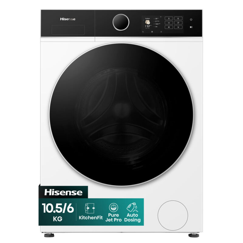 Lavadora - Secadora Hisense 1400 rpm 10,5 kg