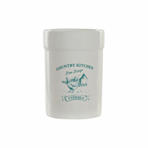 Bote para Utensilios de Cocina DKD Home Decor Dolomita 12,5 x 12,5 x 17,5 cm