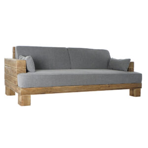 S3032680_0 Sofá DKD Home Decor Gris Natural Alpino 224 x 95 x 82 cm