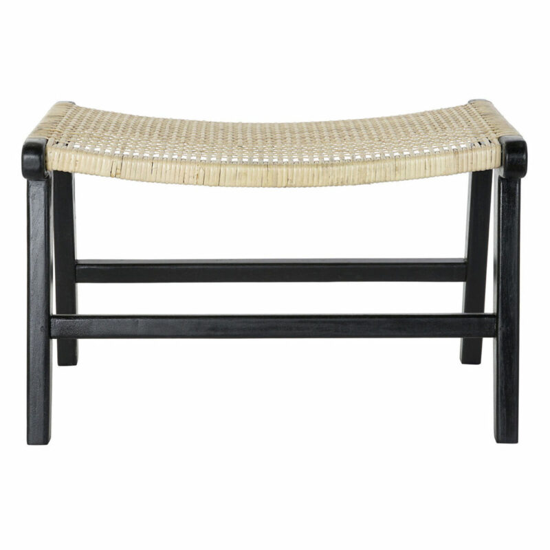 S3015968_0 Banqueta DKD Home Decor 8424001823192 65 x 47 x 40 cm Natural Teca Negro