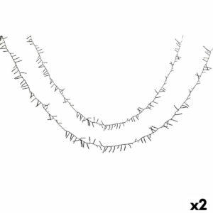 Tira de luces DKD Home Decor Amarillo Blanco LED (2 Unidades)