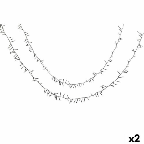 Tira de luces DKD Home Decor Amarillo Blanco LED (2 Unidades)