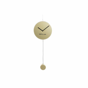 S3026644_0 Reloj de Pared DKD Home Decor Dorado Hierro Plástico Péndulo 22 x 5,5 x 60 cm