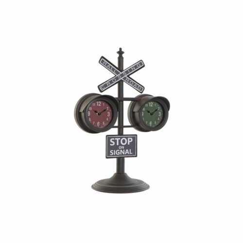 Reloj de Mesa DKD Home Decor Negro Vintage Semáforo