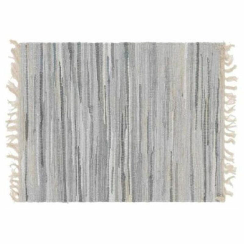 S3027319_0 Alfombra DKD Home Decor Algodón Piel Indio (200 x 290 x 1 cm)