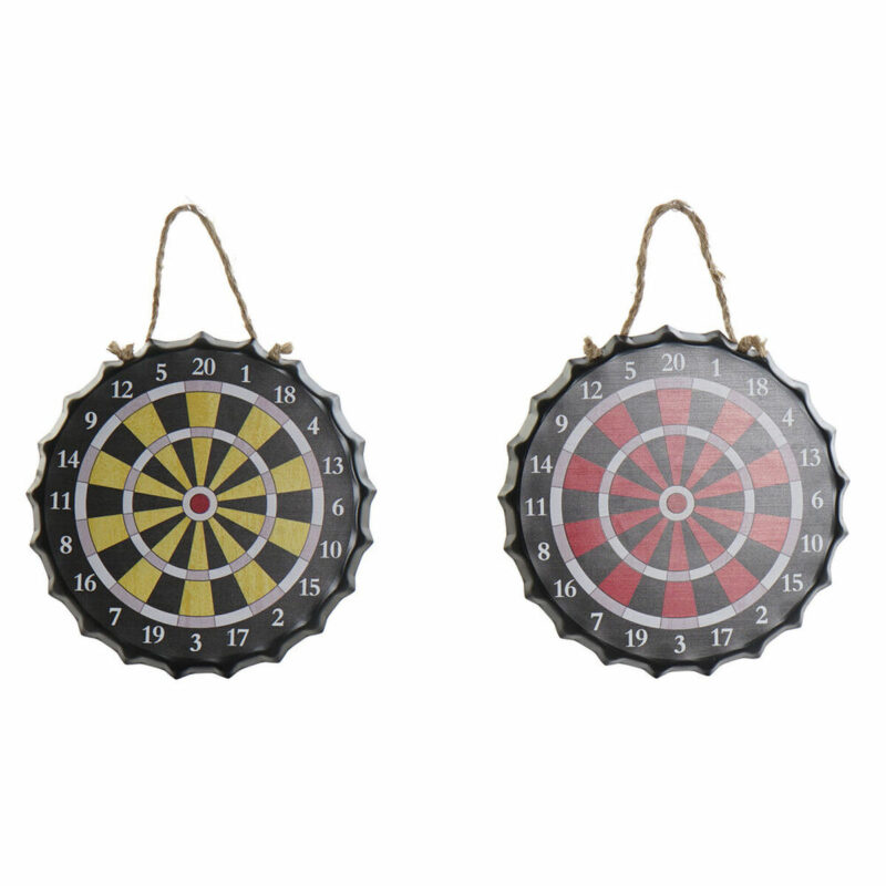 Decoración de Pared DKD Home Decor Hierro (22 x 2 x 22 cm) (2 pcs)