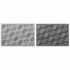 Alfombra DKD Home Decor Blanco Negro Étnico (2 Unidades) (150 x 210 cm)