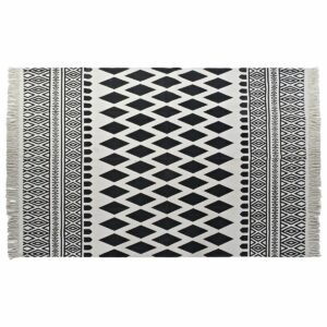 S3038143_0 Alfombra DKD Home Decor Negro Blanco (160 x 250 x 0,7 cm)