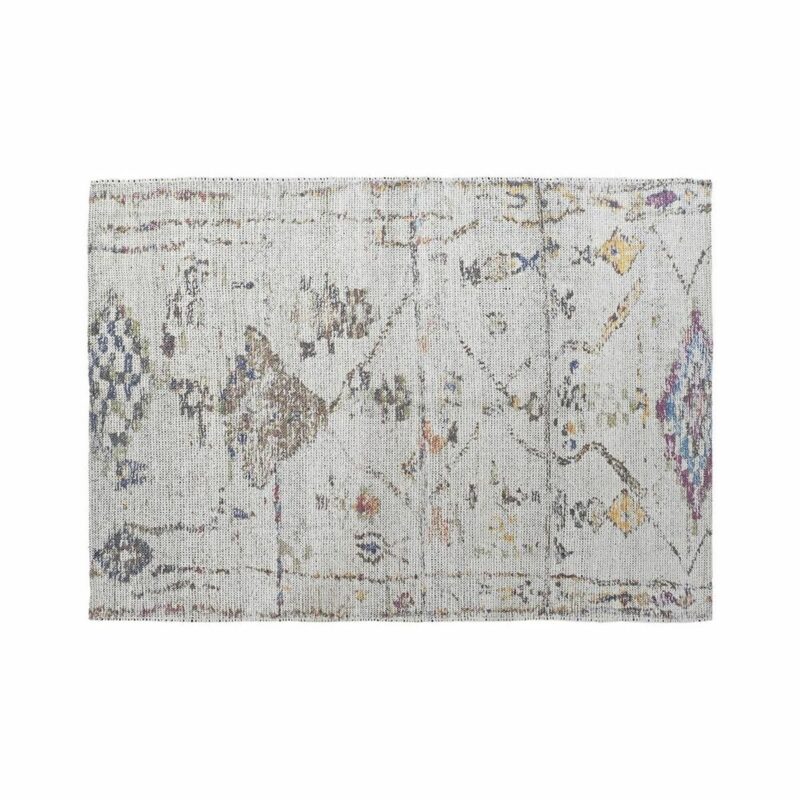 S3038192_0 Alfombra DKD Home Decor Blanco Árabe (120 x 180 x 0,75 cm)