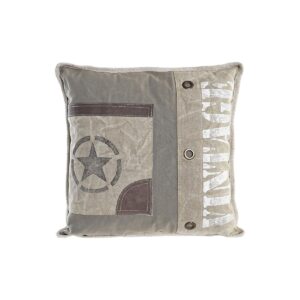 S3032183_0 Cojín DKD Home Decor Gris Blanco Vintage 45 x 15 x 45 cm