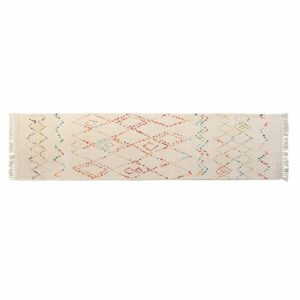 Alfombra DKD Home Decor 60 x 240 x 0,7 cm Poliéster Multicolor Rombos