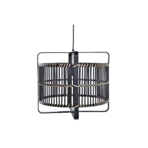 Lámpara de Techo DKD Home Decor Negro Bambú 50 W 40 x 40 x 35 cm