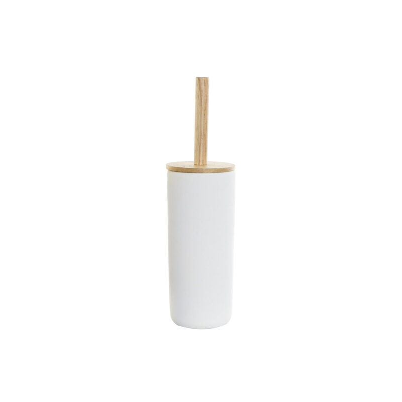 S3036710_0 Escobilla para el Baño DKD Home Decor 10 x 10 x 38 cm Natural Blanco Gres
