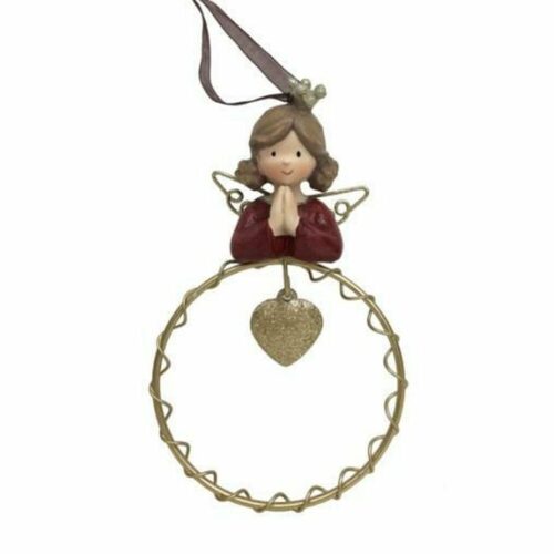 Adorno Navideño DKD Home Decor Resina Círculos (9 x 3 x 13,5 cm) (6 Unidades)