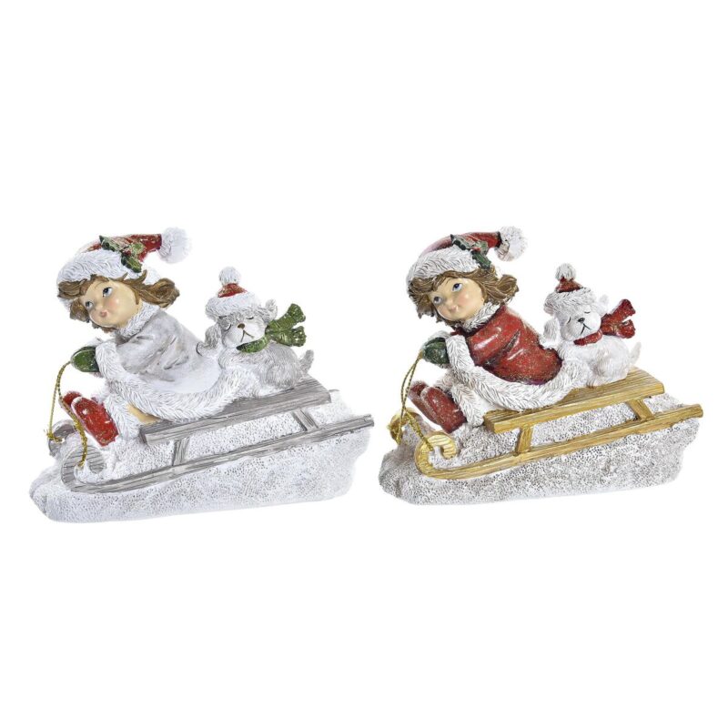 S3035909_0 Adorno Navideño DKD Home Decor Resina (13 x 6 x 10,5 cm) (2 Unidades)