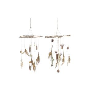 S3036095_0 Adorno Navideño DKD Home Decor Madera (2 Unidades) (41 x 41 x 40 cm)