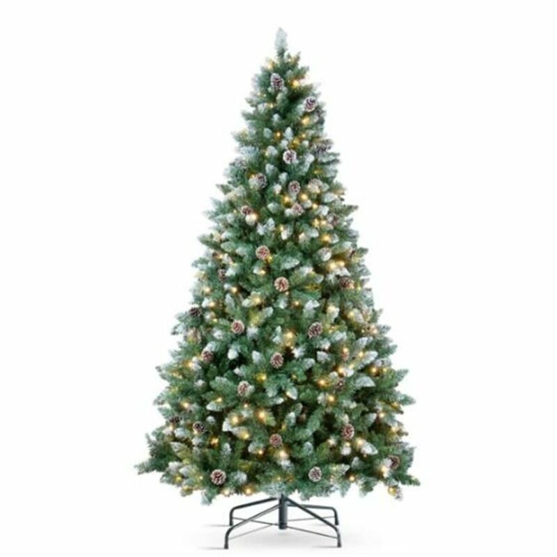 S3036291_0 Árbol de Navidad DKD Home Decor Verde Metal Polietileno 90 x 90 x 180 cm 180 cm