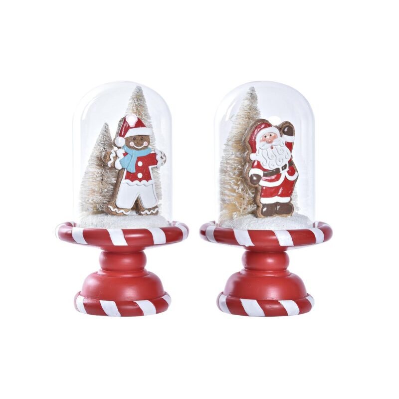 S3036354_0 Adorno Navideño DKD Home Decor Resina (13,5 x 13,5 x 23,5 cm) (2 Unidades)