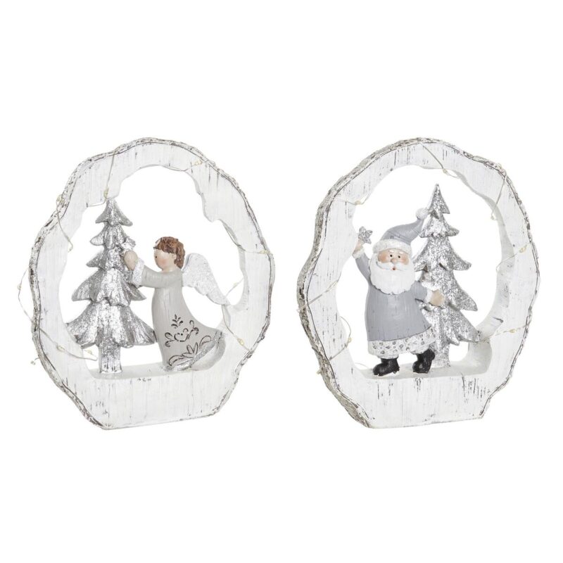 S3036387_0 Adorno Navideño DKD Home Decor Resina (17 x 4,5 x 19 cm) (2 Unidades)