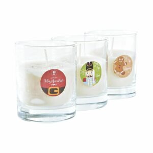 Vela DKD Home Decor Navidad Papá Noel Cascanueces (8 x 8 x 9 cm) (3 Unidades)