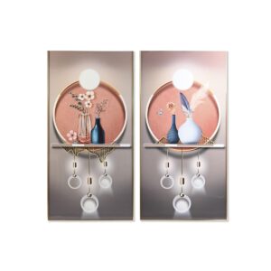 Cuadro DKD Home Decor Aluminio Madera MDF 80 x 3 x 160 cm