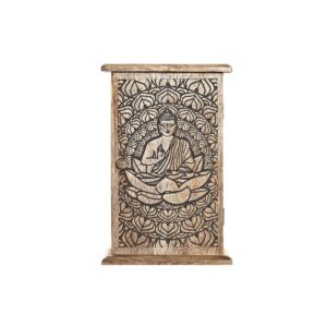 S3032264_0 Armario de llaves DKD Home Decor Marrón Marrón oscuro 18 x 7,5 x 28 cm