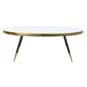 Mesa de Centro DKD Home Decor Espejo Acero (110 x 50 x 41,5 cm)