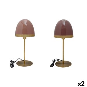 Lámpara de mesa DKD Home Decor Metal Moderno (23 x 23 x 55 cm) (2 Unidades)