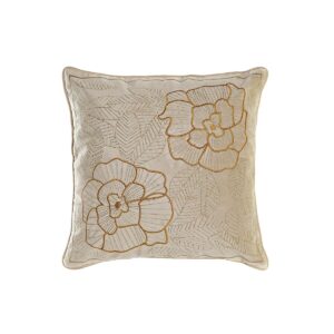 S3041519_0 Cojín DKD Home Decor Dorado 45 x 10 x 45 cm Flores