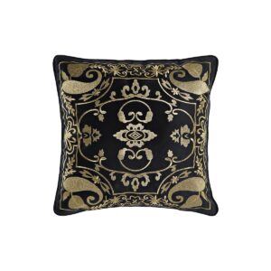 S3041521_0 Cojín DKD Home Decor Negro Dorado 45 x 10 x 45 cm Árabe