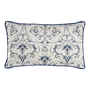 S3041528_0 Cojín DKD Home Decor Azul 50 x 10 x 30 cm Flores