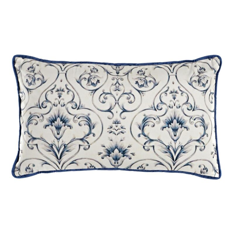 S3041528_0 Cojín DKD Home Decor Azul 50 x 10 x 30 cm Flores